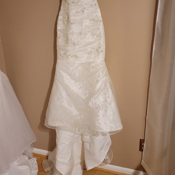 Wedding Dress Ivory La Sposa Size 4 - Picture 6 of 11